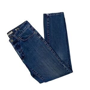 Social Collision Dark wash Indie Fit Button Fly Men's Jeans Size 28 x 30